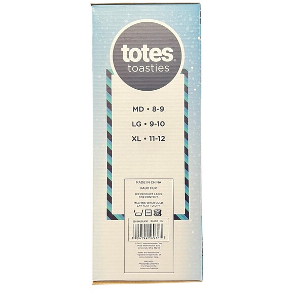 TOTES Toasties MENS Memory Foam Slippers, Size XL (11-12) - Picture 3 of 4